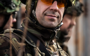 Aktivní záloha 41. mpr v Doupovských horách.