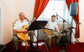 Setkání válečných veteránek v komunitním centru pro válečné veterány Olomouc