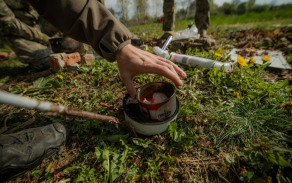 Součástí výcviku byla práce s krytím a schopnost přizpůsobit se aktuální situaci.
