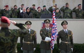 Slavnostní vojenská přísaha ve Vyškově