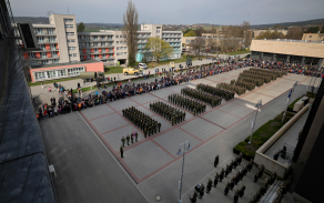 Slavnostní vojenská přísaha ve Vyškově