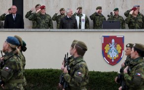 Slavnostní vojenská přísaha ve Vyškově