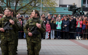 Slavnostní vojenská přísaha ve Vyškově