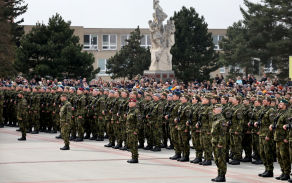 Slavnostní vojenská přísaha ve Vyškově