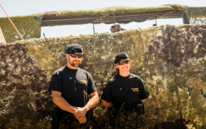 Hlídka Vojenské policie na akci Bahna