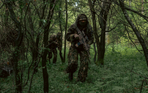 Průzkumná skupina při plnění úkolu