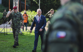 Change of command ceremony for the 7th Mechanised Brigade