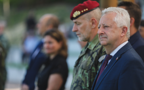 Change of command ceremony for the 7th Mechanised Brigade