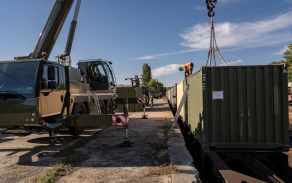 Ze cvičení Effective Logistics, které prověřilo schopnosti 141. praporu logistiky