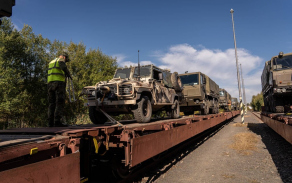Ze cvičení Effective Logistics, které prověřilo schopnosti 141. praporu logistiky