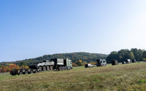 Ze cvičení Effective Logistics, které prověřilo schopnosti 141. praporu logistiky