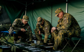 příprava střelnice