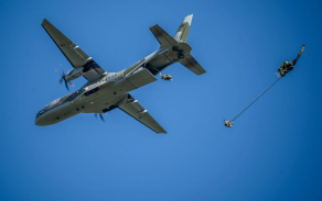 Personnel of the 43rd Airborne Regiment train during Exercise Crimson Lightning II.