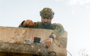 Likvidace FPV dronu specialisty EOD